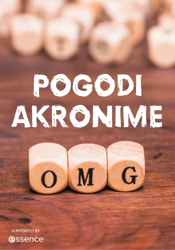 Što znače ovi akronimi?